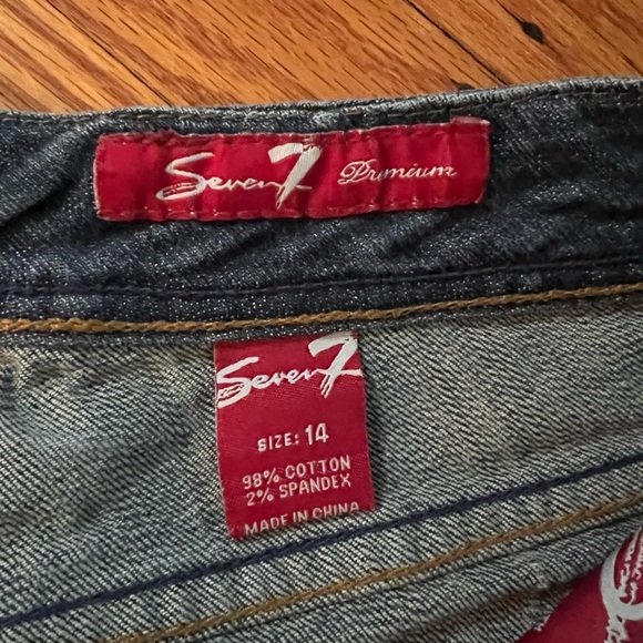 Seven jeans size 14 boot cut - Picture 6 of 8